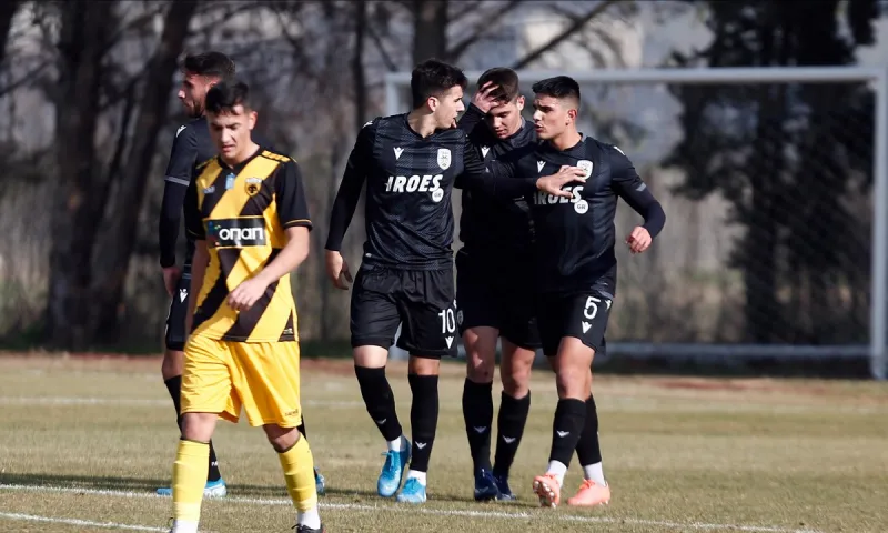 ΠΑΟΚ Κ19- ΑΕΚ Κ19 2-0: Κυρίαρχοι οι «ασπρόμαυροι»!