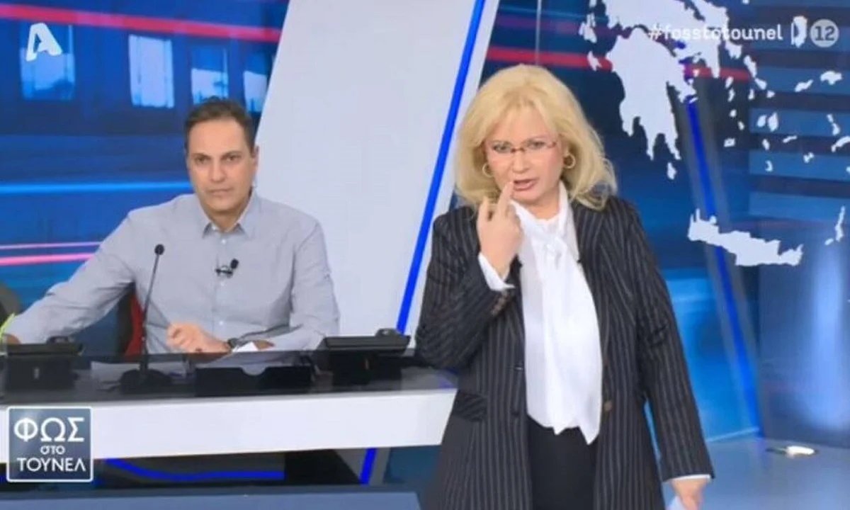 Απείλησαν on air την Αγγελική Νικολούλη στη εκπομπή της (vid)