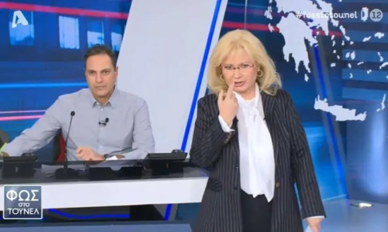 Απείλησαν on air την Αγγελική Νικολούλη στη εκπομπή της (vid)