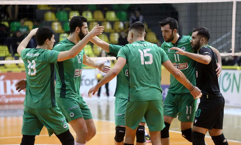 Volley League: Μόνος πρώτος ο Παναθηναϊκός