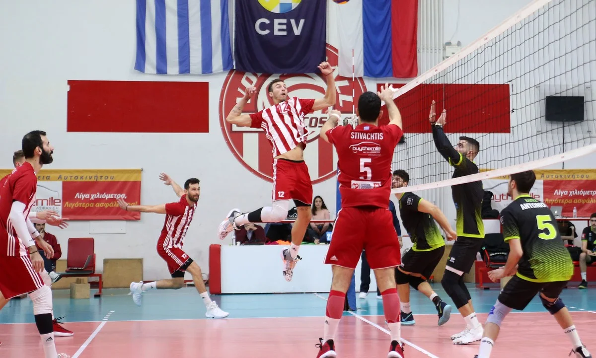 Βόλεϊ: Έκλεισαν θέση στο Final Four Ολυμπιακός και ΠΑΟΚ