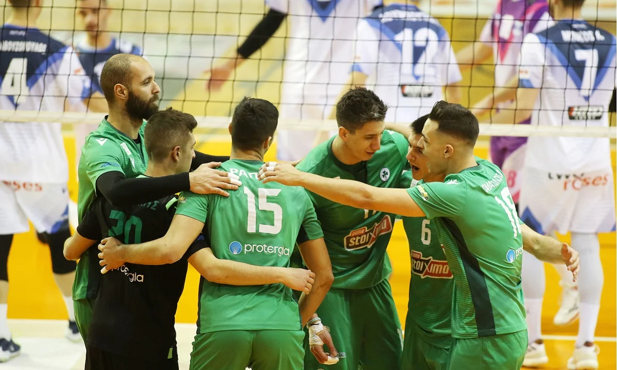 Volleyleague Ανδρών: Εύκολα οι Παναθηναϊκός και ΠΑΟΚ