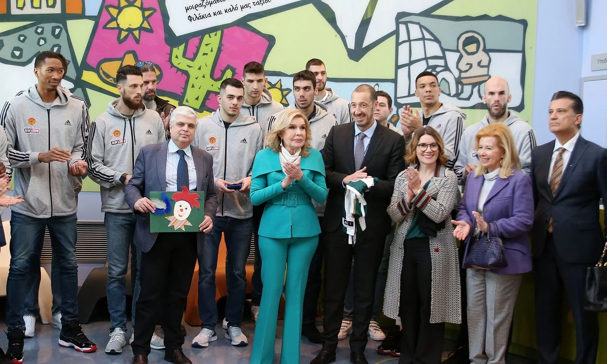 Παναθηναϊκός: Το βίντεο από την επίσκεψη στην «Μαριάννα Β. Βαρδινογιάννη - ΕΛΠΙΔΑ»