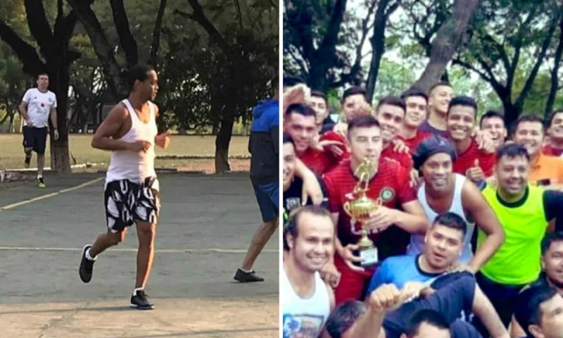 Ροναλντίνιο: «Μαγεύει» και στη φυλακή! (vid)