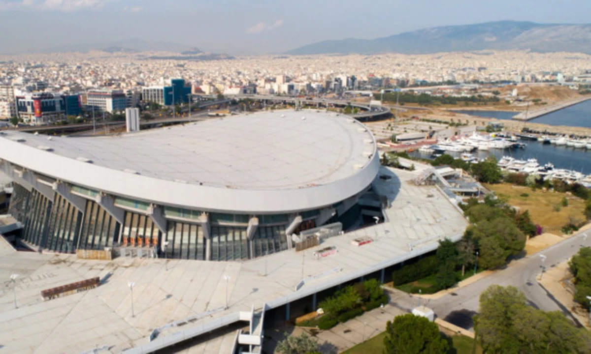 Κορονοϊός: Έβγαλαν τις μπασκέτες και στο ΣΕΦ (pic)