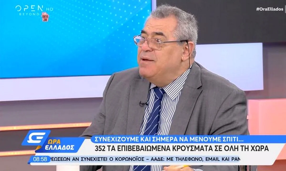 Χατζάκης: «Μέσα Μαΐου θα έχουν τελειώσει όλα με τον κορονοϊό»