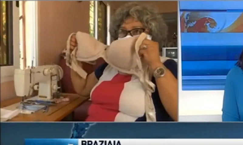 Η έμπνευση δεν μπαίνει σε... καραντίνα: Γιαγιάδες στην Κούβα φτιάχνουν μάσκες από σουτιέν! (vid)