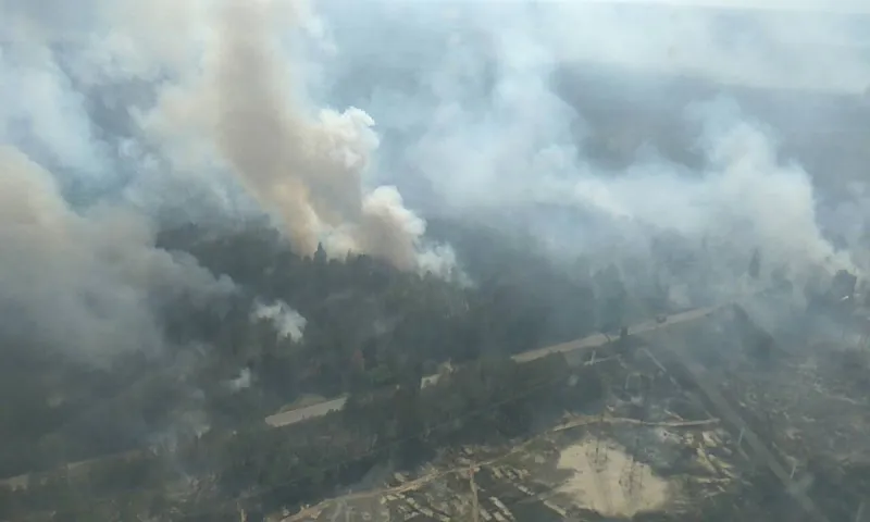 Τσερνόμπιλ: Μεγάλη φωτιά κοντά στον πυρηνικό αντιδραστήρα - Αύξηση ραδιενέργειας