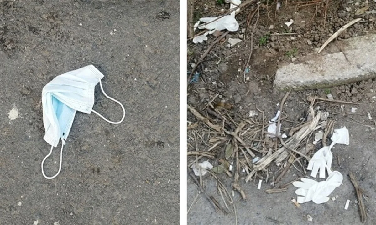 Κορονοϊός: Πεταμένα γάντια παντού! Είμαστε το χειρότερο είδος…