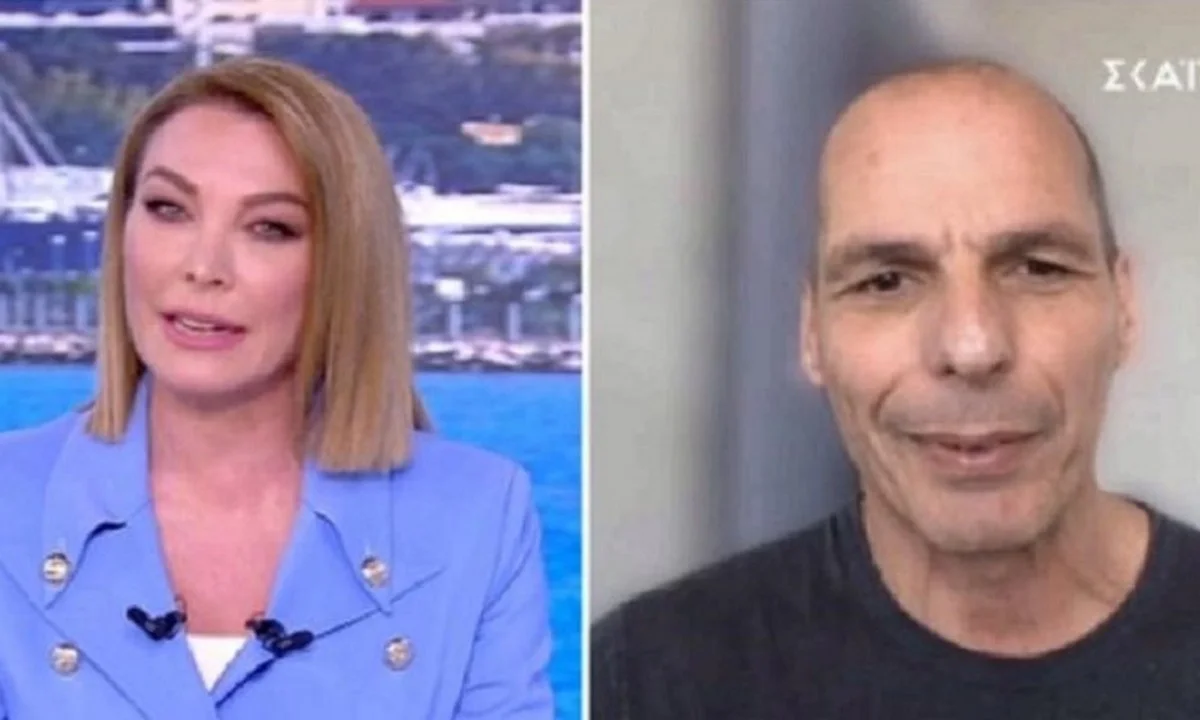 Βαρουφάκης: Αποχώρησε από την εκπομπή της Τατιάνας Στεφανίδου (vid)