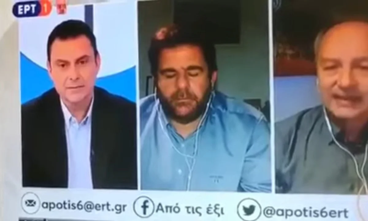 ΕΡΤ - Απίστευτο: Παρουσιαστής κόντεψε να... κοιμηθεί στον «αέρα» (vid)