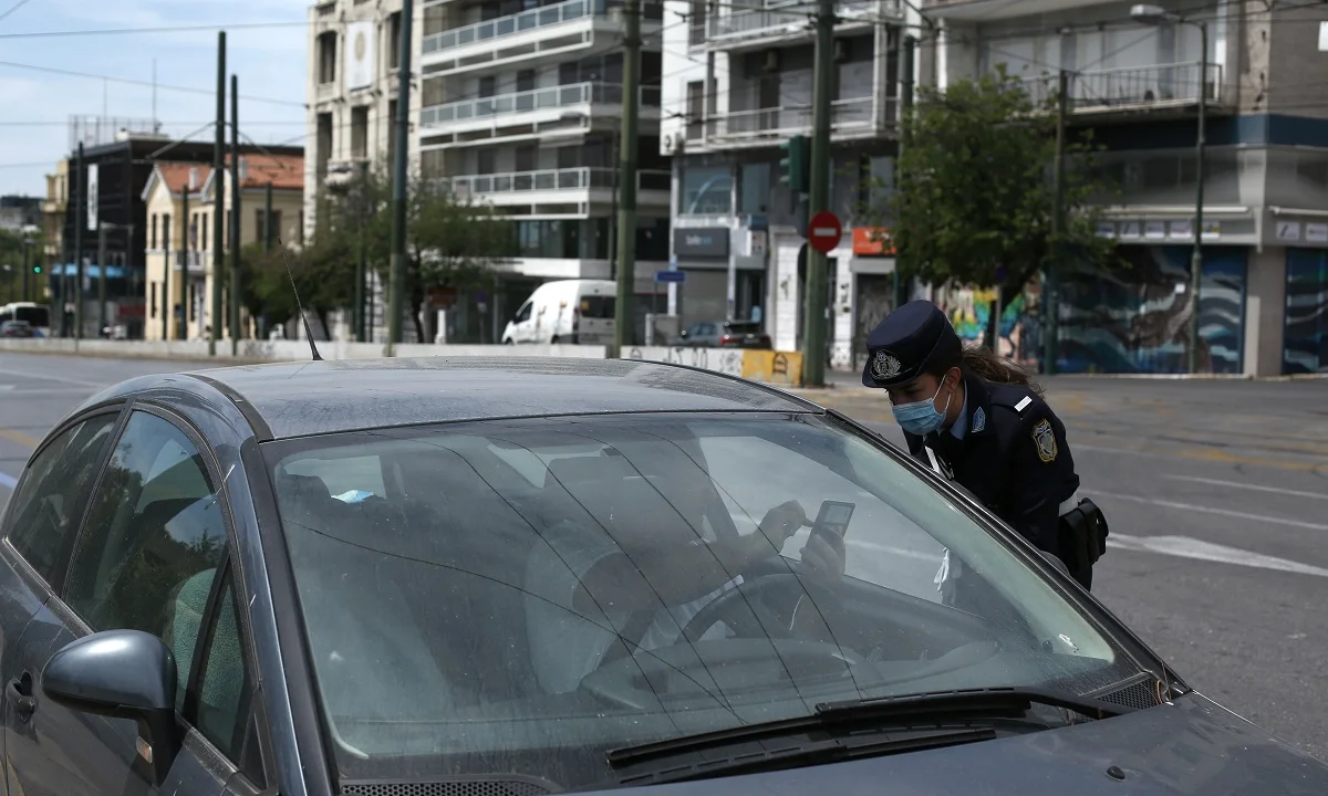 Απαγόρευση κυκλοφορίας: Νέες 1.567 παραβάσεις για την Τρίτη 28 Απριλίου