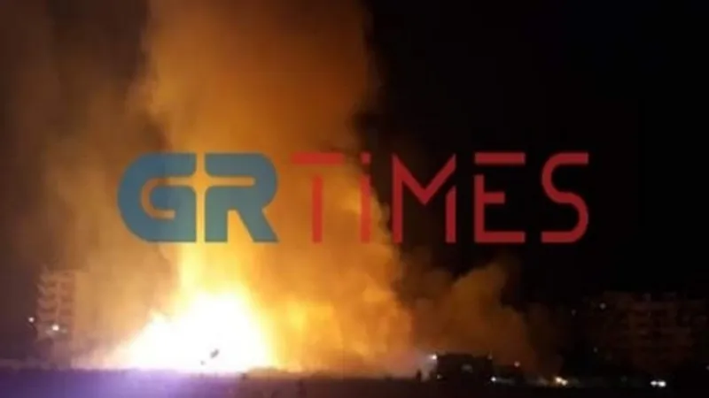 Θεσσαλονίκη: Μεγάλη φωτιά στον Εύοσμο! (video)