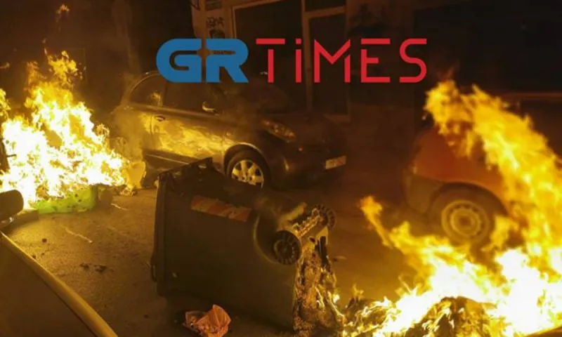 Θεσσαλονίκη: Επεισόδια και «βροχή» από μολότοφ σε ΜΑΤ (vids)