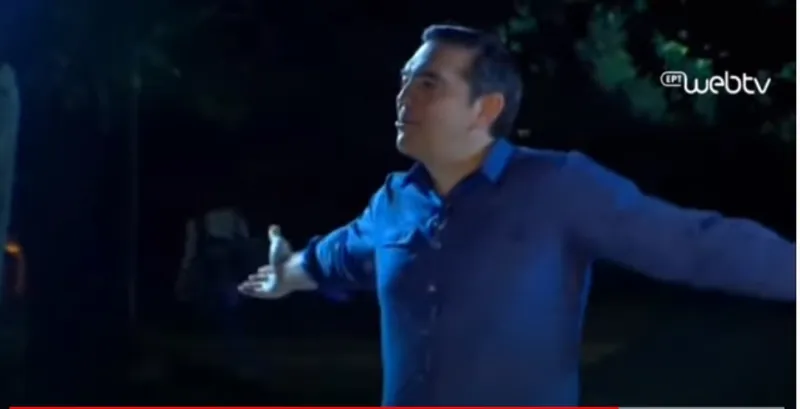Επικό βίντεο! Ο Αλέξης Τσίπρας λέει «Μητσοτάκης» και πέφτει ο πίνακας! (vid)