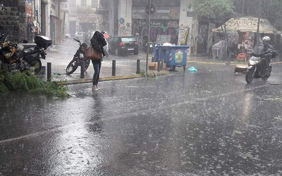 Προσοχή - έκτακτο δελτίο: Καταιγίδες και χαλάζι