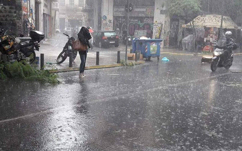 Προσοχή - έκτακτο δελτίο: Καταιγίδες και χαλάζι