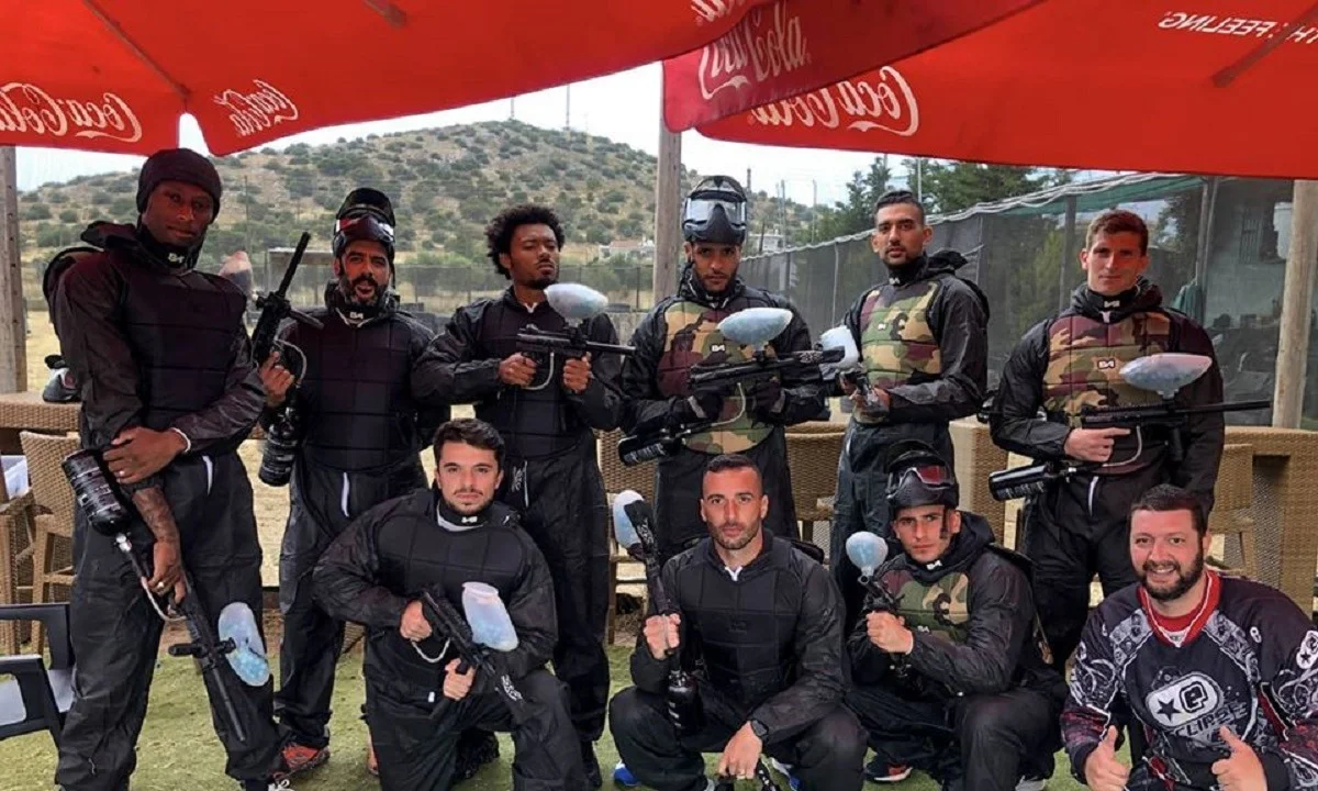 Ολυμπιακός: Οι «ερυθρόλευκοι» πήγαν για paintball (pics)