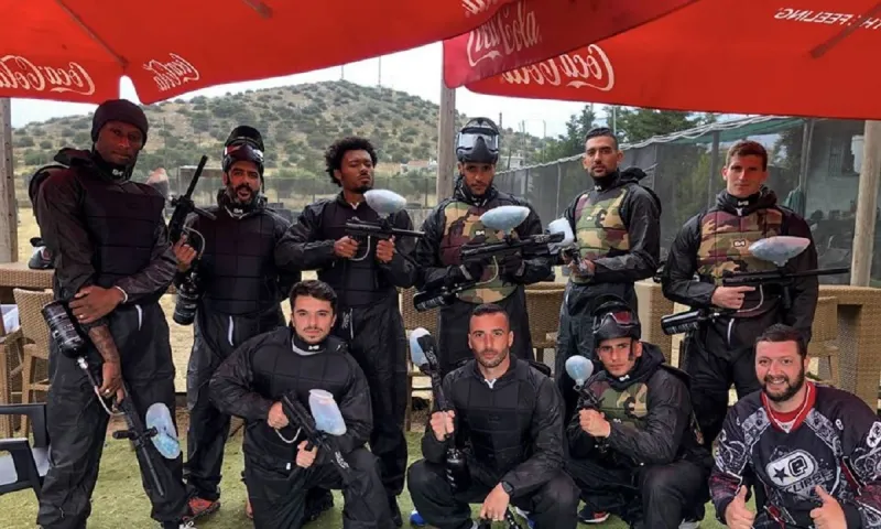 Ολυμπιακός: Οι «ερυθρόλευκοι» πήγαν για paintball (pics)