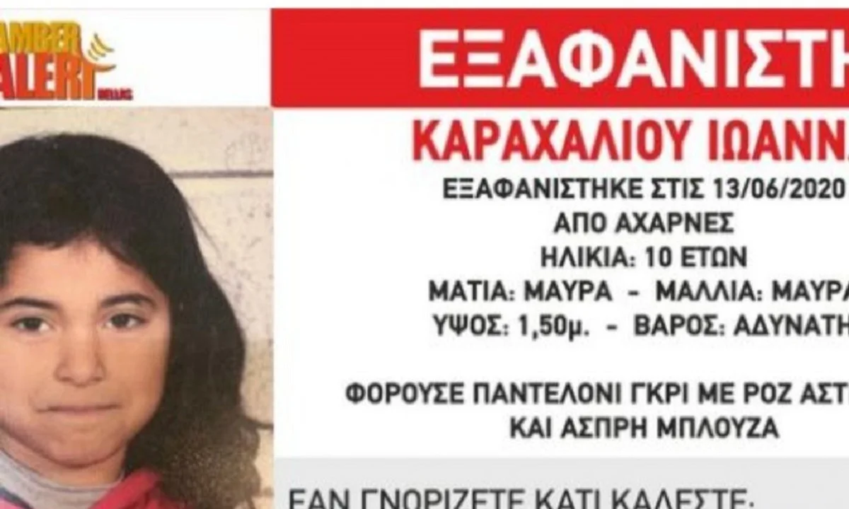 Αχαρνές - Ιωάννα: Έτσι βρέθηκε η 10χρονη - Πάει άμεσα σε Παιδοψυχολόγο