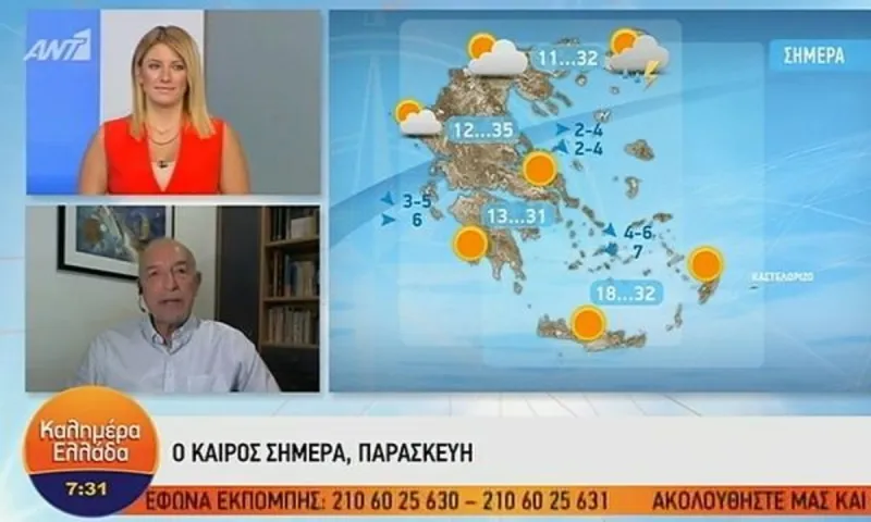 Αρνιακός: Προσοχή! Έρχεται μεγάλο κύμα κακοκαιρίας! (vids)