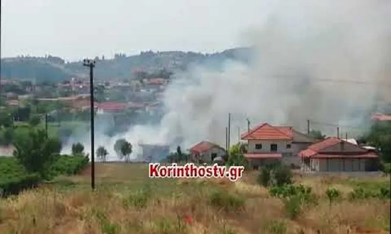 Βασιλικό: Στις αυλές των σπιτιών έφτασε η φωτιά