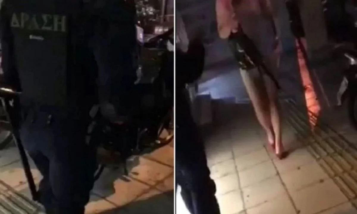 ΕΛΑΣ - Σάλος με βίντεο αστυνομικών: Διατάσσουν τραβεστί να κάνει πασαρέλα! (vid)