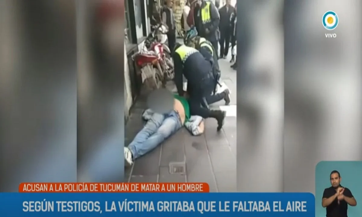 «Υπόθεση Φλόιντ» και στην Αργεντινή - Άνδρας πέθανε από ασφυξία (vid)