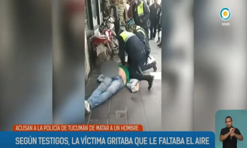 «Υπόθεση Φλόιντ» και στην Αργεντινή - Άνδρας πέθανε από ασφυξία (vid)