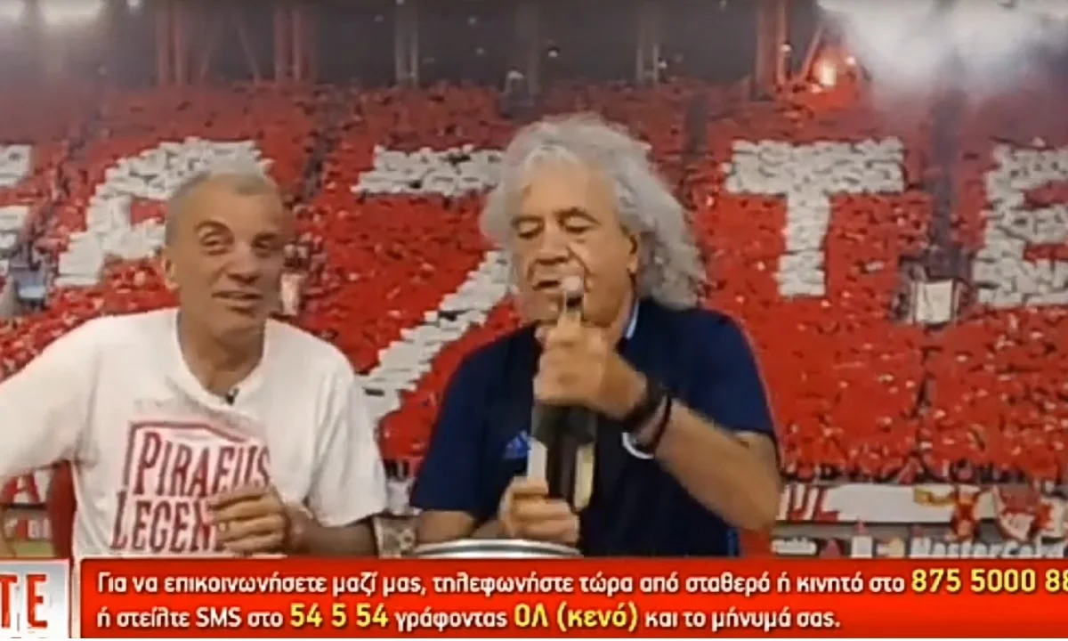 Ο Τάκης Τσουκαλάς ανοίγει σαμπάνιες και λούζεται με παγωμένο νερό! (vid)