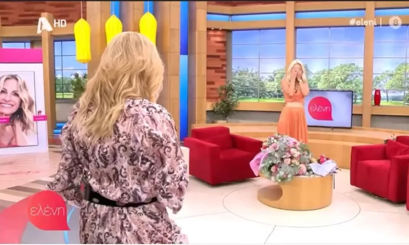Ελένη Μενεγάκη: Η στιγμή που της κάνει έκπληξη η Θεοδωρίδου και βάζει τα κλάματα