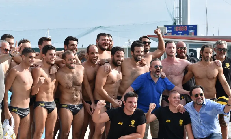 ΑΕΚ - Πόλο ανδρών: Ιστορική άνοδος στην Α1 δύο χρόνια μετά την ίδρυση!
