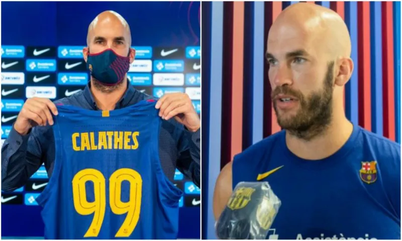 Καλάθης: Παρουσιάστηκε από την Barcelona, μέλι και «μίσος» για Σάρας (vids+pics)