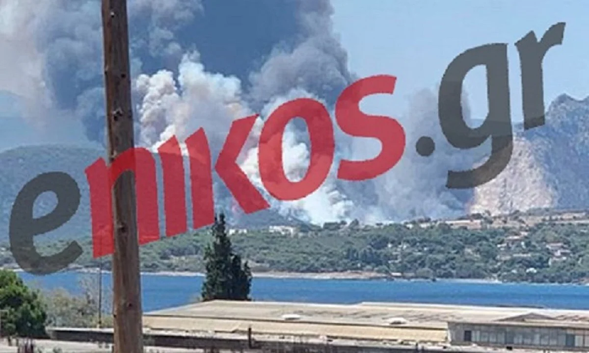 Φωτιά τώρα στην Κορινθία - Εισήγηση για εκκένωση οικισμών