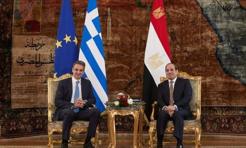 Τηλεφωνική επικοινωνία Μητσοτάκη - Αλ Σίσι για τις τουρκικές προκλήσεις
