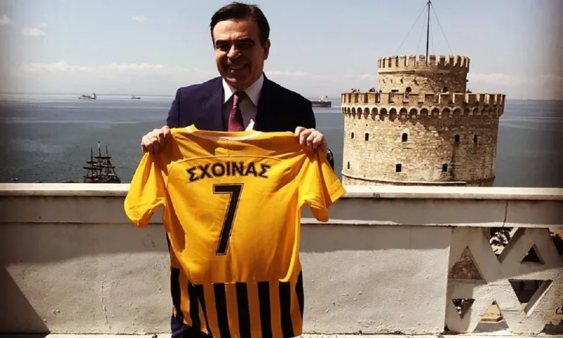 Τα χρόνια πολλά της ΠΑΕ και του ΑΣ Άρης στον Αντιπρόεδρο της Κομισιόν Μαργαρίτη Σχοινά