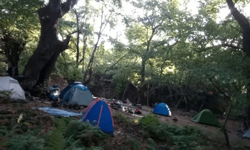 Σαμοθράκη: Επίθεση κουκουλοφόρων σε αστυνομικούς σε κάμπινγκ - Καταστράφηκε περιπολικό