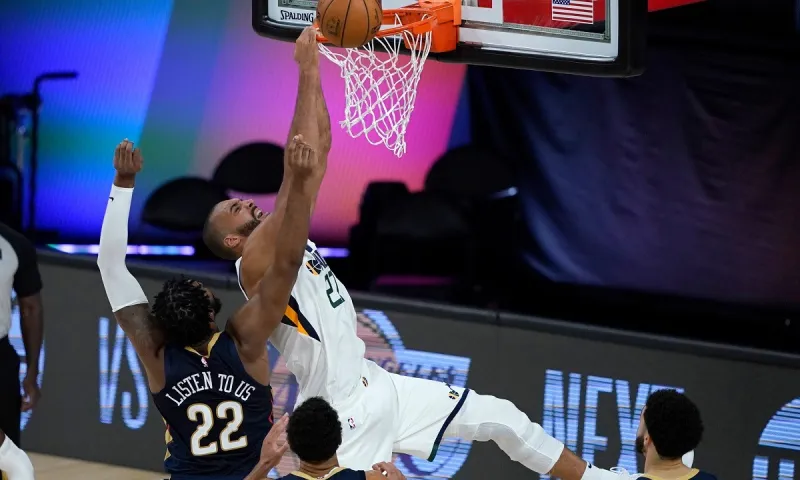 Γιούτα - Νέα Ορλεάνη 106-104: Δια χειρός Γκομπέρ! (vids)