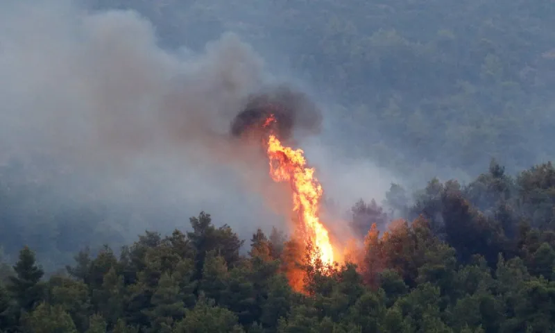 Χανιά: Φωτιά στην περιοχή του Κανδάνου