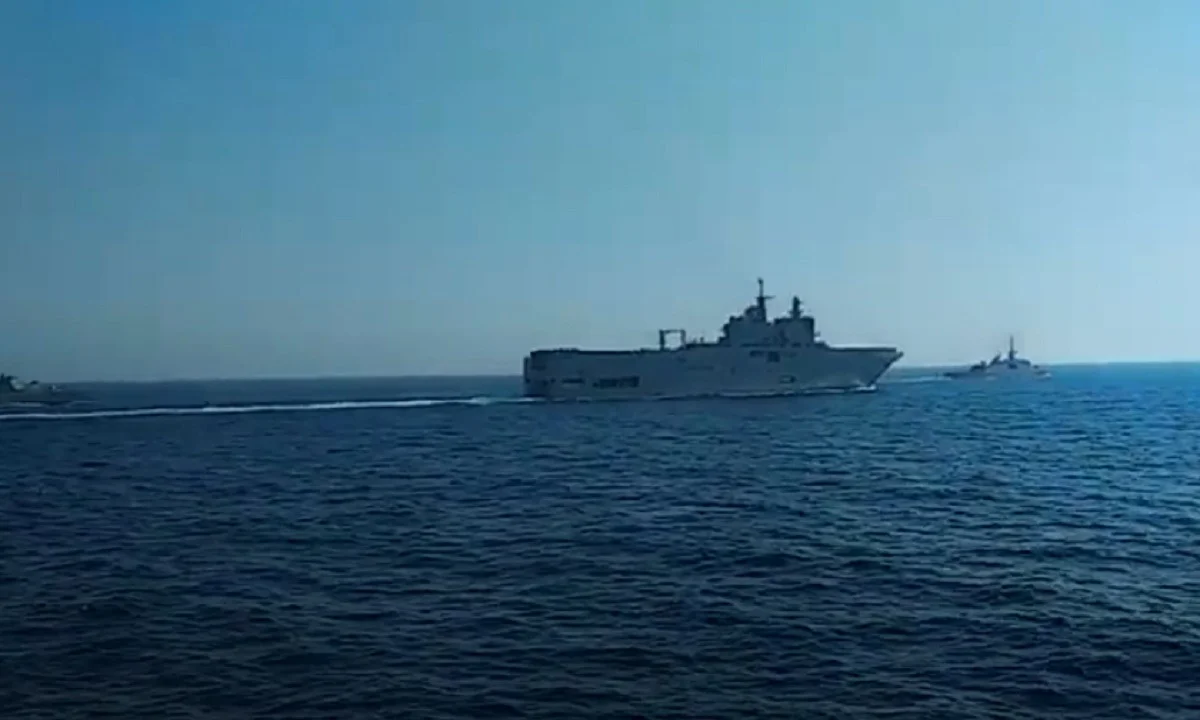 Βγήκαν Έλληνες και Γάλλοι στην Aνατολική Μεσόγειο (video)