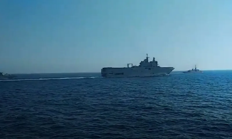 Βγήκαν Έλληνες και Γάλλοι στην Aνατολική Μεσόγειο (video)