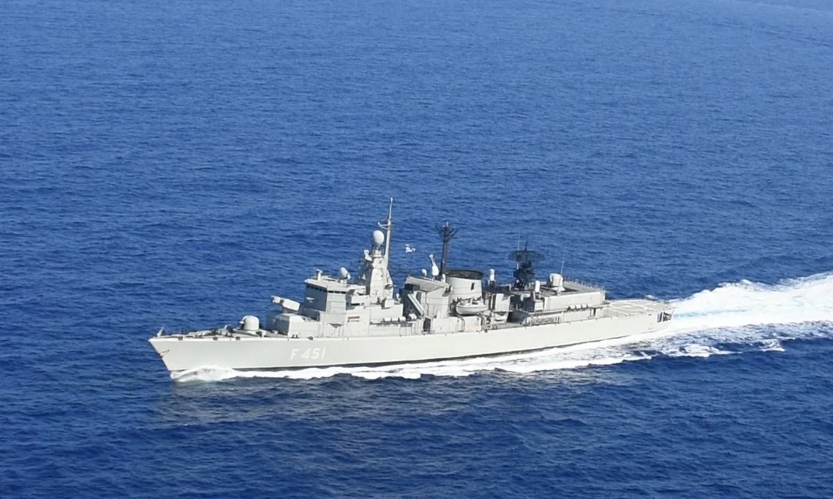 Επιβεβαίωση: Καμία ζημιά στη φρεγάτα Λήμνος - Photo που αποτελεί πειστήριο