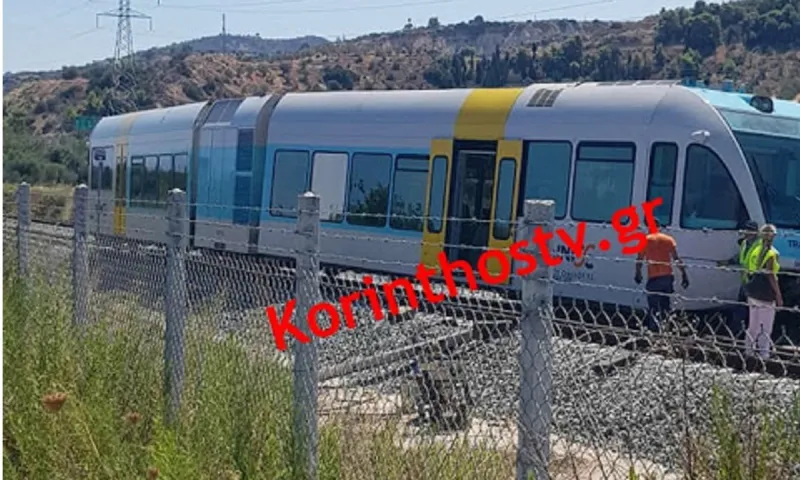 ΤΩΡΑ: Eκτροχιασμός συρμών του Προαστιακού πριν το Ξυλόκαστρο (φώτο)