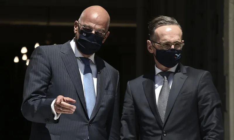 Μάας-Δένδιας: Κυρώσεις κατά της Τουρκίας ζητάει η Ελλάδα  (vid)