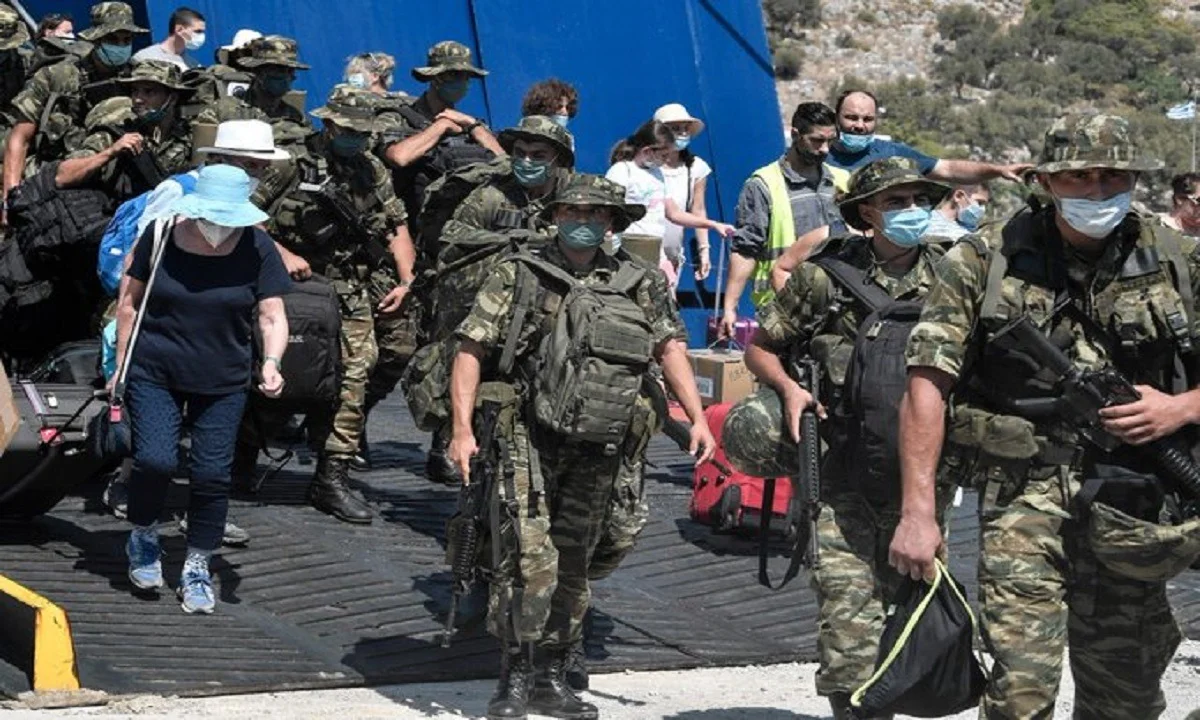 Οruc Reis: Έλληνες στρατιώτες στο Καστελόριζο - Έτοιμη για όλα η Ελλάδα