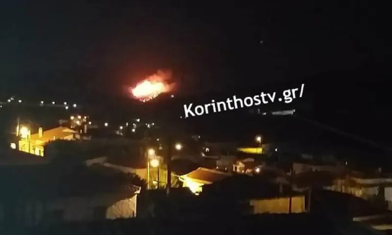 Κόρινθος: Μεγάλη φωτιά στο Σοφικό - Εκκενώθηκαν οικισμοί και μοναστήρι (vid-pics)