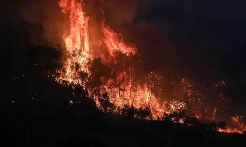 Κεφαλονιά - Ολονύχτια μάχη με τις φλόγες: Εντολή εκκένωσης οικισμού!