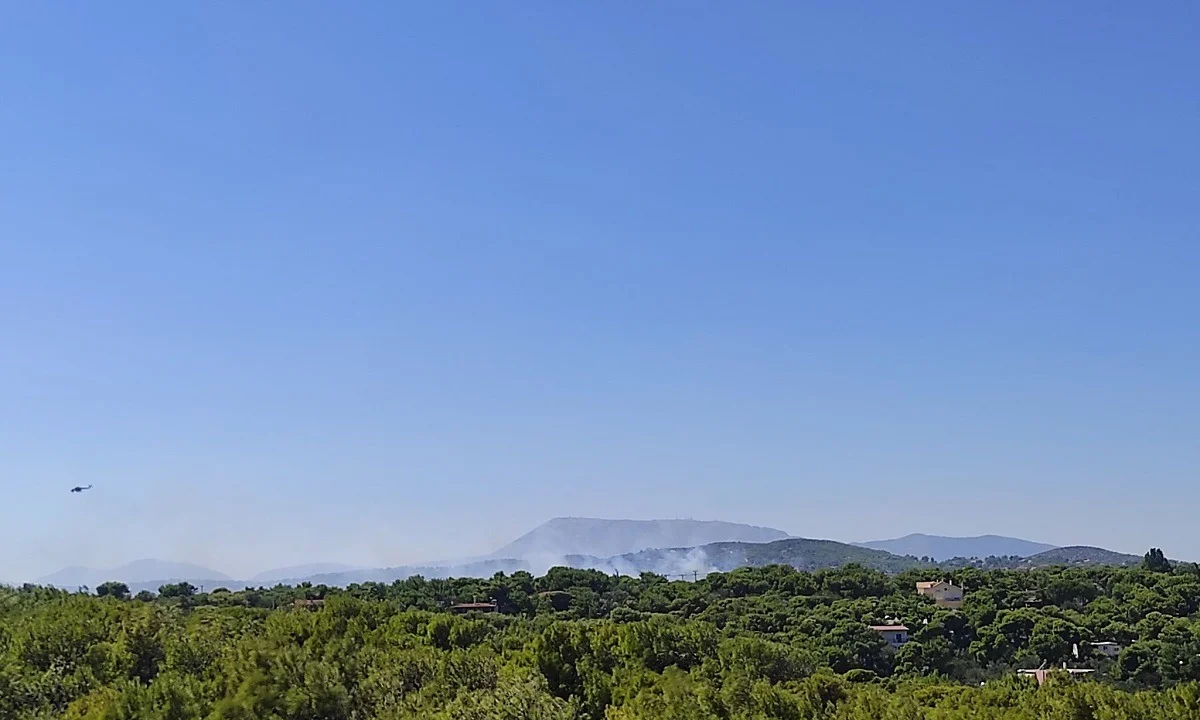 Ραφήνα - Φωτιά: Προληπτική απομάκρυνση των κατοίκων του Οικισμού «Δροσιάς»