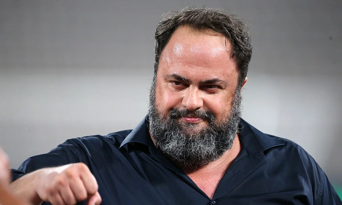 ΑΕΚ - Ολυμπιακός 0-1: Έτσι πανηγύρισε ο Μαρινάκης (vid)