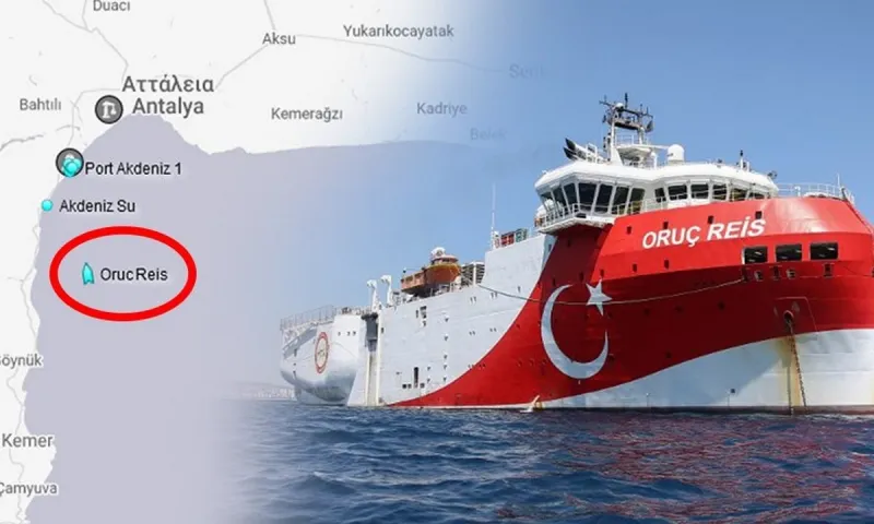Oruc Reis: Κατευθύνεται στην Αττάλεια - Στο Καστελόριζο η Σακελλαροπούλου